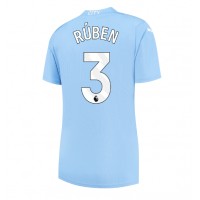 Echipament fotbal Manchester City Ruben Dias #3 Tricou Acasa 2023-24 pentru femei maneca scurta
